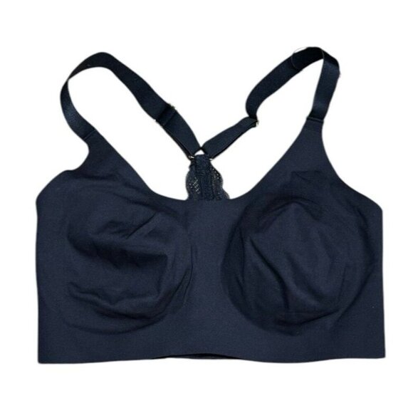 Knix Sz XXS+ Bra lace Racerback Pullover bralette Black New NWT - Picture 1 of 4